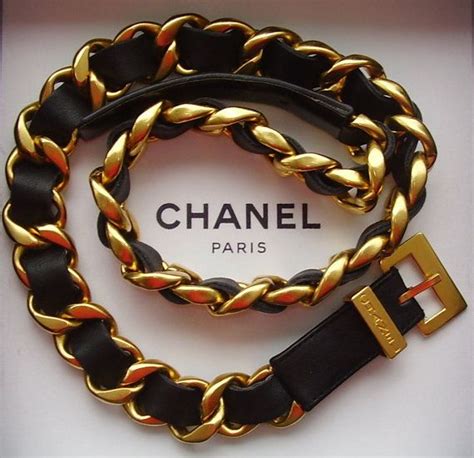 chanel belt etsy